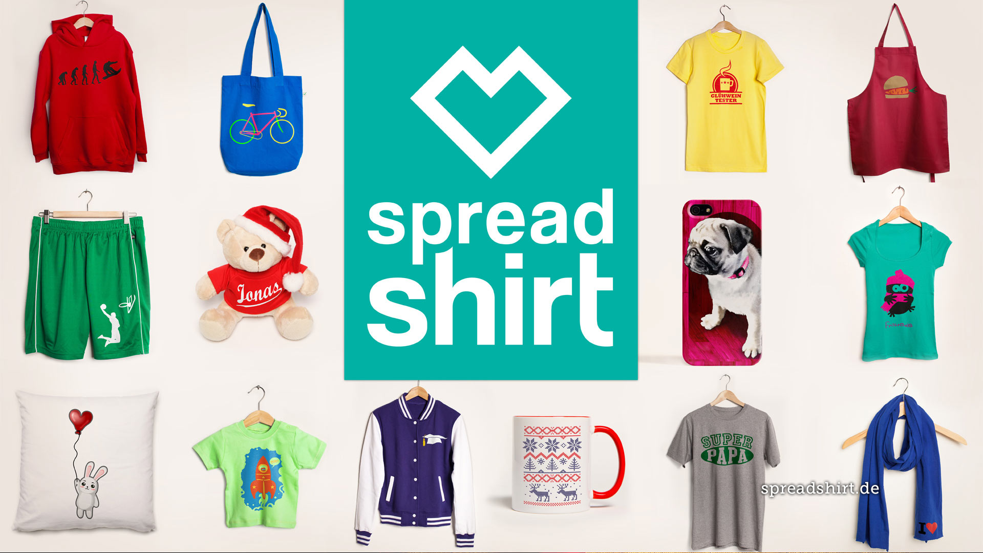Spreadshirt: T-Shirts und mehr zu Weihnachten