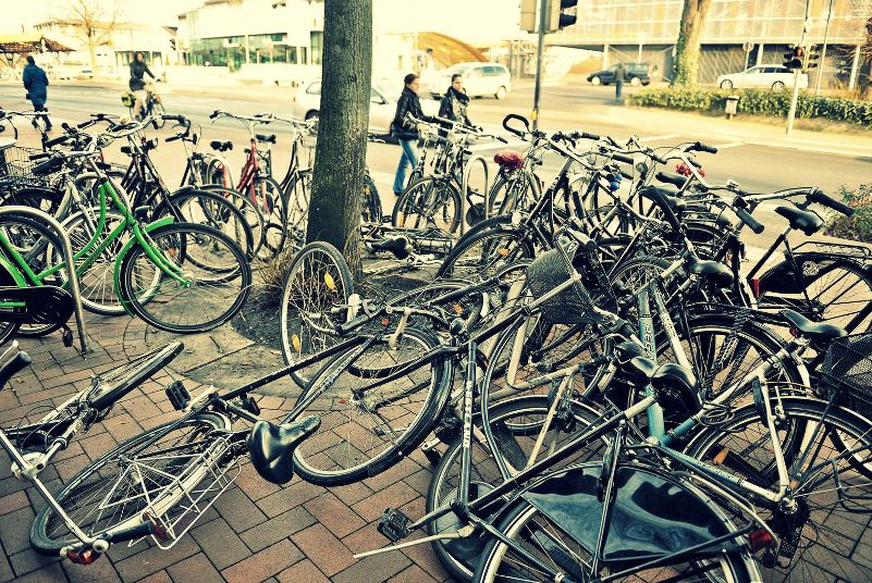 Fahrrad-Chaos