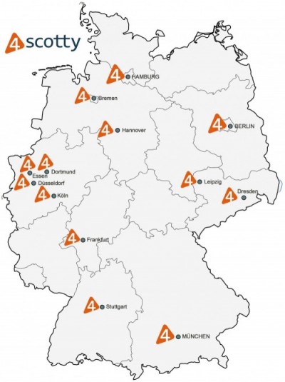 4Scotty Deutschlandkarte