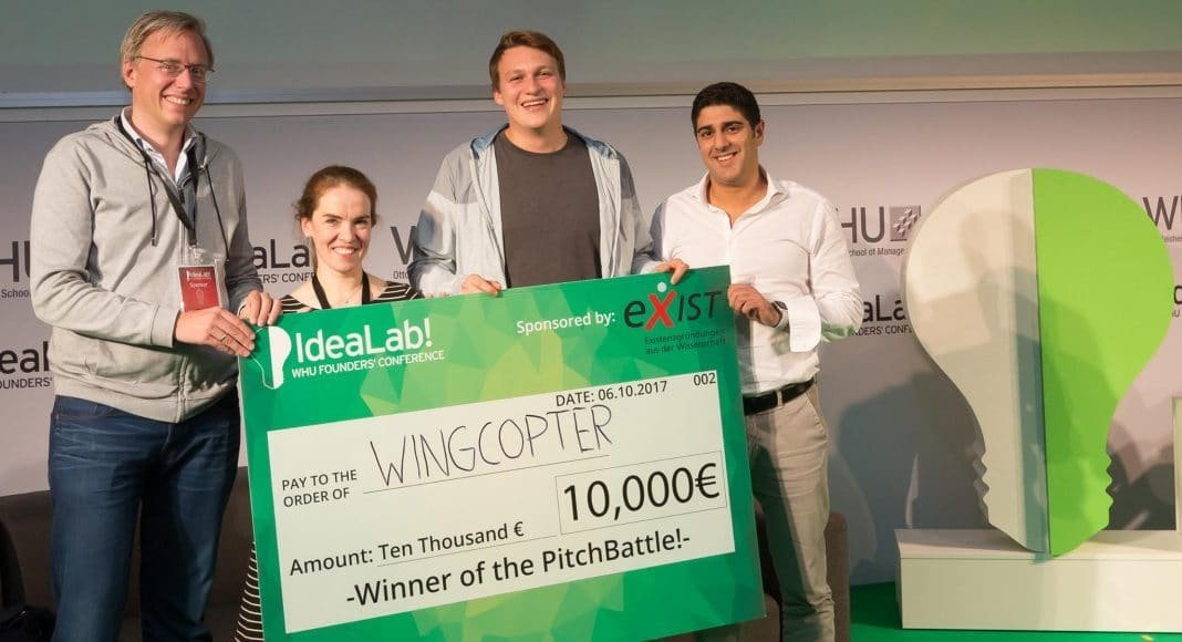 Wingcopter Idealab2017 Gewinner mit der Jury, Foto Credentials: Stefan Kny