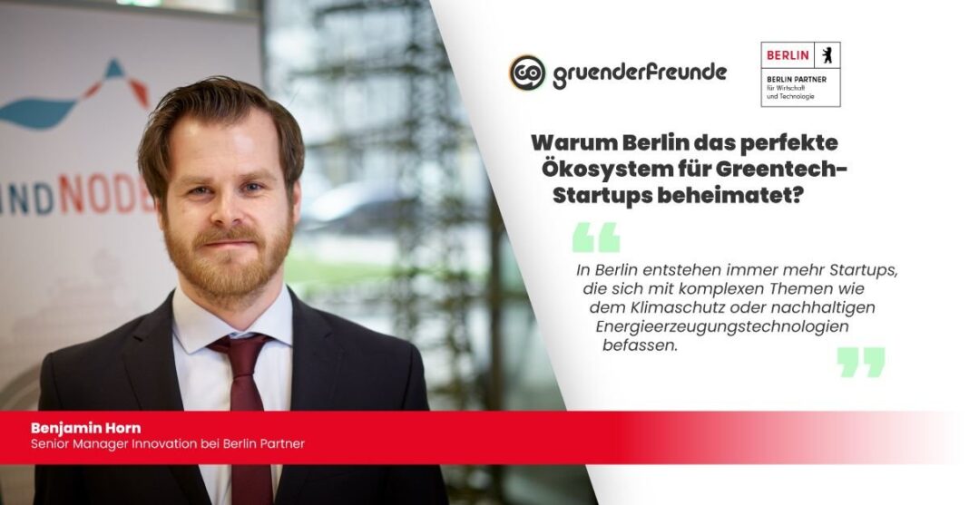 Der Autor Benjamin Horn mit Zitat