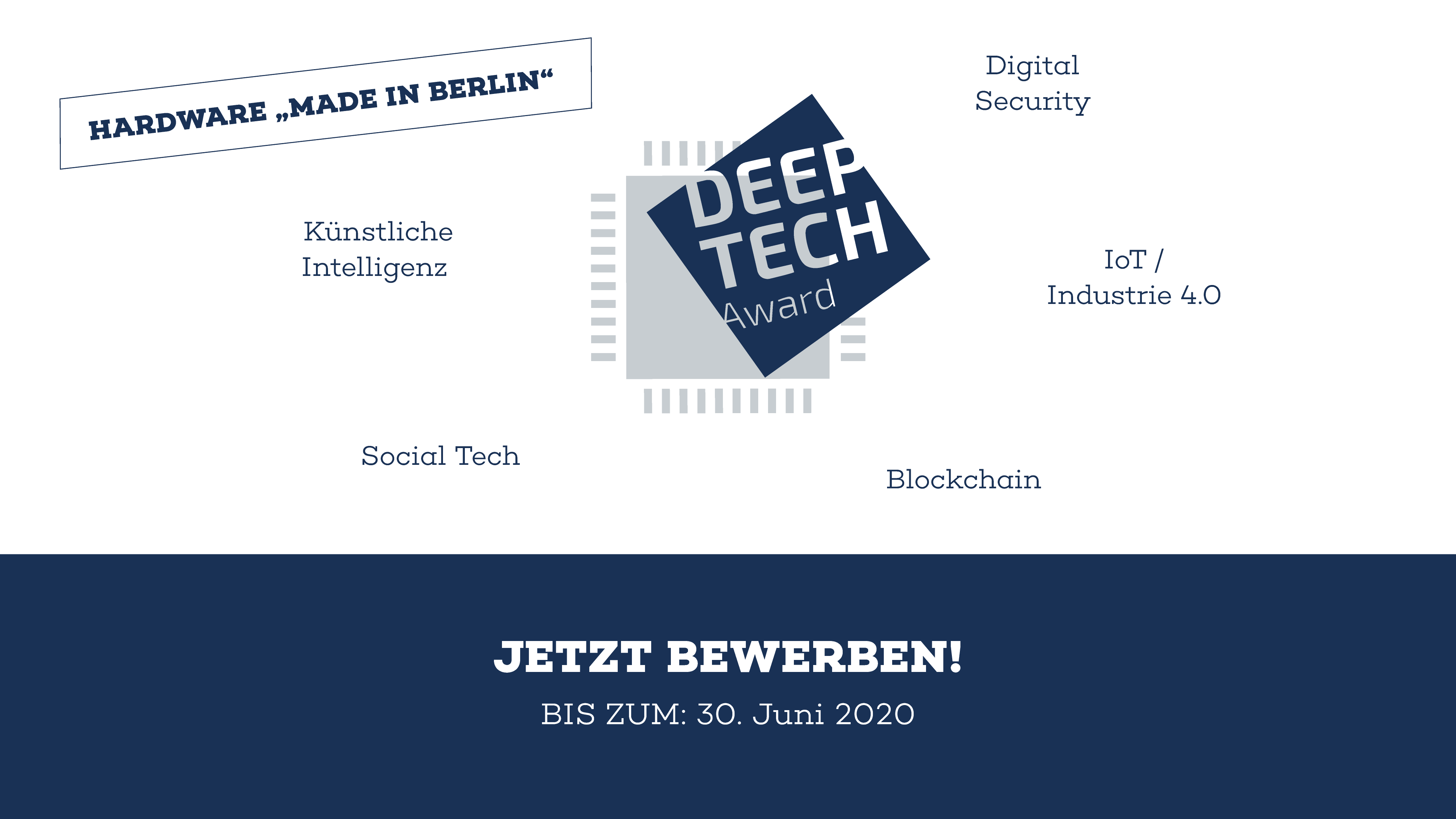 Deep Tech Award 2020: “Social Tech entwickelt sich zum Business Modell des 21. Jahrhunderts”