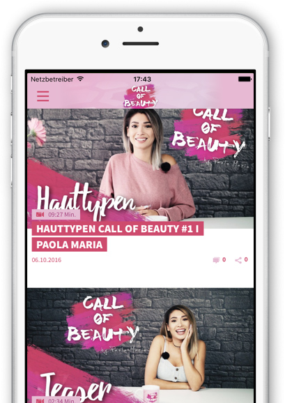 Call of Beauty CrowdTV App Paola Maria
