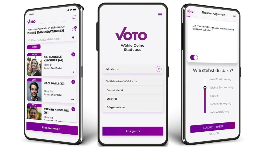 Voto - Kommunalwahlen leicht gemacht