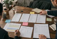 Startup-Team vergleicht CRM-Optionen mit Pipeline- und Kostenübersicht
