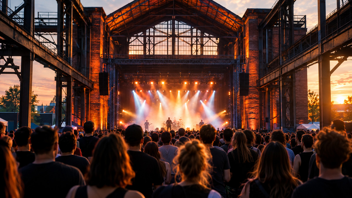 RUHR SUMMIT 2027: Jahrhunderthalle Bochum als Industriekathedrale mit Stahlträgern und Backstein