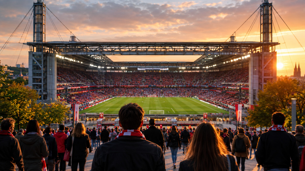 STARTUPLAND 2027: Großes Fußballstadion in Köln von innen