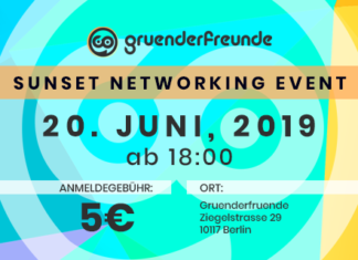 Gruenderfreunde Sunset Networking Event