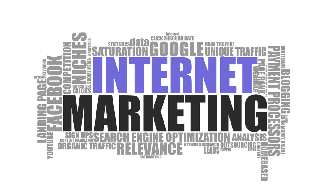 Internet Marketing Cluster mit Begriffen