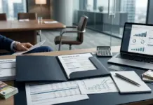 KfW StartGeld 2026: So bereitest du dich auf den Banktermin richtig vor Vorbereiteter Schreibtisch mit Unterlagen für KfW StartGeld und Banktermin