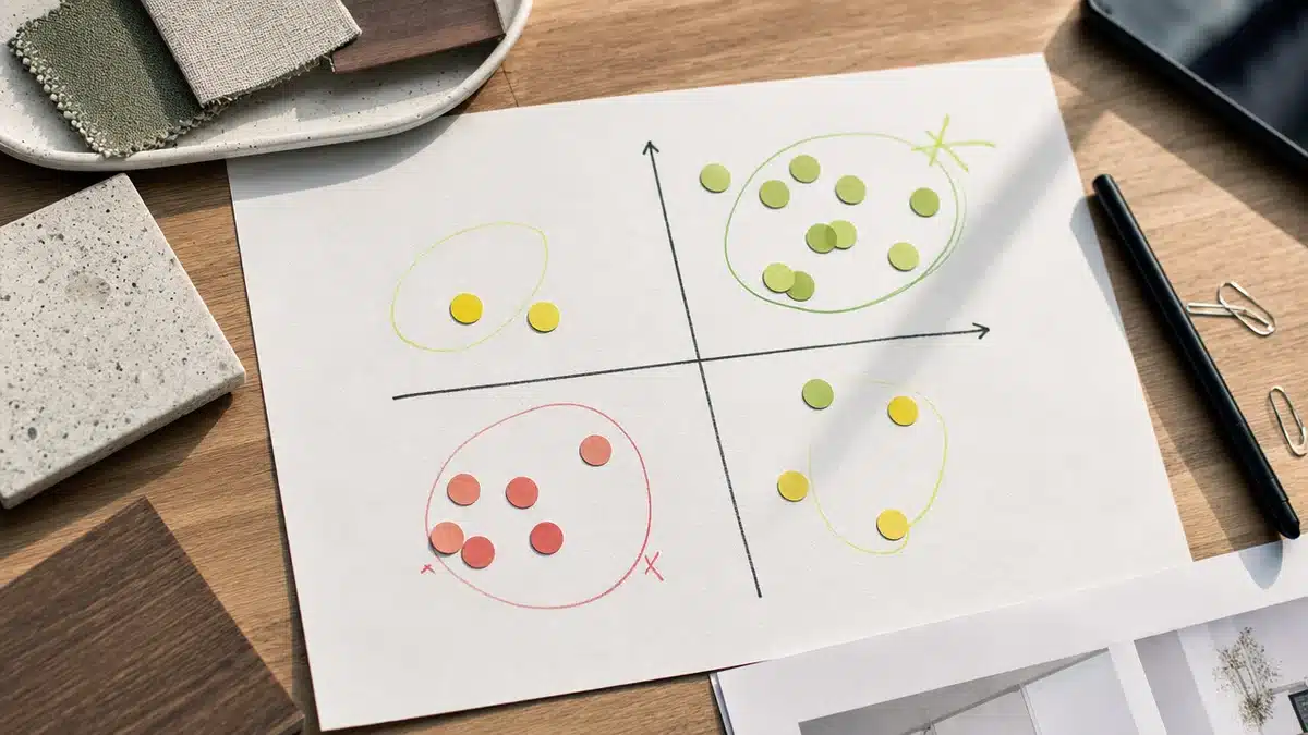 2x2-Matrix zeigt TikTok Shop Eignung nach Demo-Potenzial und operativer Reife